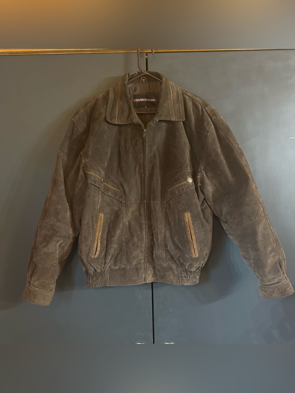 Charles Klein Bomber Jacket Leather